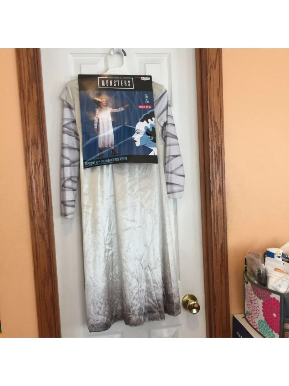 Universal Monsters Bride of Frankenstein Medium 7-8 Childs Costume
